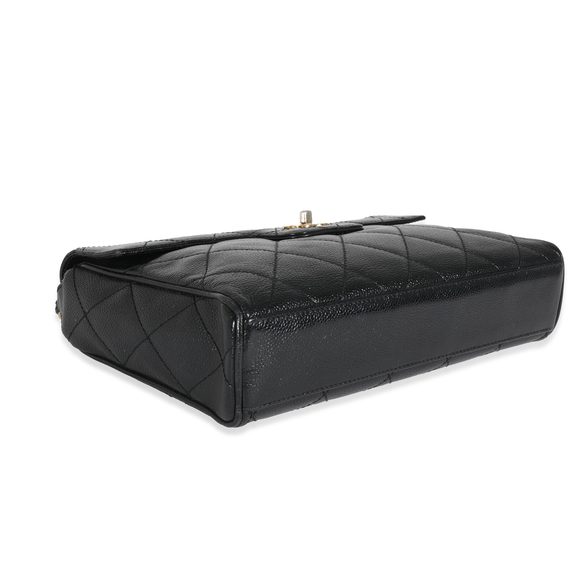 Chanel Black Caviar Vintage Single Flap Bag - Picture 6 of 6